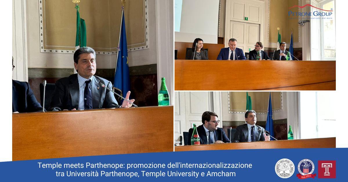 Successo per l’evento Temple meets Parthenope: promozione dell’internazionalizzazione tra Università Parthenope, Temple University e Amcham