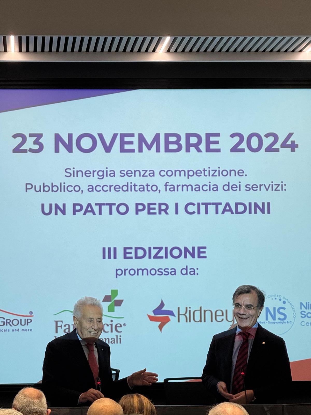 Sinergia senza competizione. Pubblico, Accreditato, Farmacia dei servizi, un patto per i cittadini. (1)